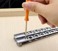 Obeng Torx Keamanan 100mm dengan Gagang Plastik T6 T8 T10 Kelas Industri & DIY untuk Perbaikan