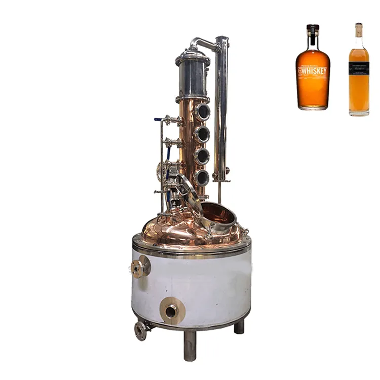 Nhà Sản Xuất Rượu Vang 200 Gallon Vẫn Cột Distiler Nước Rượu Distiller Tấm Arnold Holstein Vẫn Cho Whiskey Gin Vodka