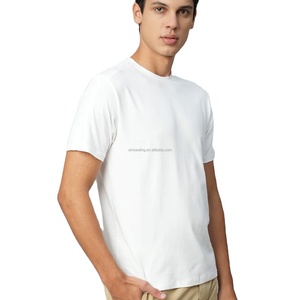 Ropa Ecológica y Sostenible, Camisetas Deportivas de Manga Corta con Cuello Redondo para Hombre, de Algodón, Bambú, Elastano, para Correr - Product Image 4