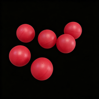 Boules flottantes en plastique PP/PE rouges, petites, rondes, fermées et sans couture, de 20 mm, 25 mm, 25,4 mm (1 pouce), personnalisables, vente en gros