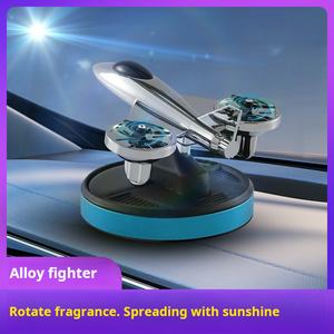 سيارة فاخرة طراز طائرة تعمل بالطاقة الشمسية مزدوجة لتوربو تصميم معدن صلب يدوم طويلاً معطر عطر وعلاج بالروائح - Product Image 5