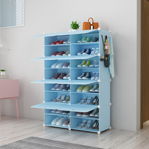 Armadio Moderno in <span class=keywords><strong>Plastica</strong></span> con 16 <span class=keywords><strong>Cubi</strong></span> per Scarpe, Arredamento per Soggiorno - Product Image 4