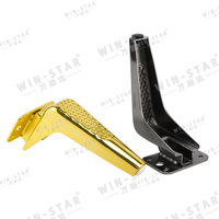WINSTAR Preisgünstige Metallmöbelteile Eisen-TV-Schrank-Füße Goldene L-förmige Sofa- und Bettbeine für Wohnzimmer