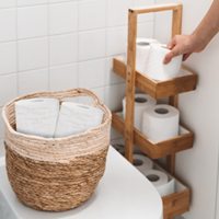 Papier toilette personnalisé, économique, commercial, jetable, sans mandrin, 3 plis, biodégradable, en rouleau standard, grand format, de Chine
