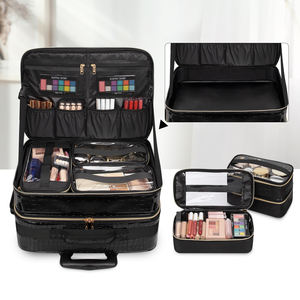 <span class=keywords><strong>Maleta</strong></span> con ruedas de cuero de cocodrilo Relavel <span class=keywords><strong>para</strong></span> peluquero, maquillaje rodante, caja de tren de peluquería, organizador de salón de maquillaje - Product Image 5