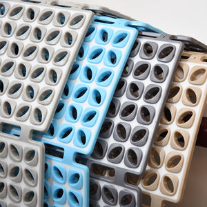 מודרני דקורטיבי פלסטיק צבע מוצק דקורטיבי פלסטיק עמ '+ tpe רצפת מחצלת אופנה יבש - Product Image 3