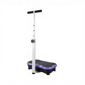 Mini plateforme vibrante de fitness Crazy Fit avec poignées, équipement d'exercice électromagnétique pour usage domestique, charge maximale 120 kg - Product Image 4