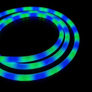 Bande lumineuse numérique néon flexible RGB adressable, Wifi, application Google, télécommande, 5050SMD, corde néon - Product Image 6