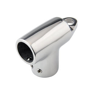 Capuchon coulissant bidirectionnel en acier inoxydable de 22 mm, auvents pare-soleil à 90 degrés pour accessoires de quincaillerie marine, yachts, bateaux de pêche, housses de bateaux - Product Image 1