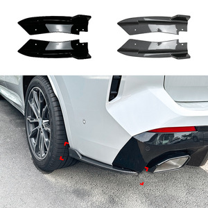 BMW X3 G01 LCI M Sport Rear Corner Deflector Carbon Fiber Texture ABS Weather Shield Exterior Modification 2022+ - Product Image 1