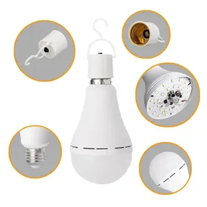 节能发光二极管灯泡电池灯E27/B22聚光灯带可更换电池灯泡室内和家庭使用带发光二极管