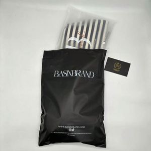 Custom Printed LOGO Matte Black Shipping Bags With Logo Plastic Mail Poly Ship Mailers Gift Package Mailing Bags for Clothes - Product Image 3
