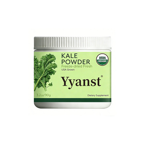 Poudre de chou frisé lyophilisée biologique de haute qualité, marque privée, super-aliment, sans OGM, sans gluten, pour smoothies et cuisine - Product Image 1