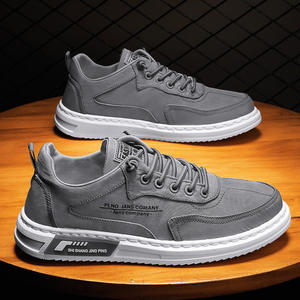 Men's Low-Top Lace-Up Sporty Sneakers White Oversized Sports <b>Shoes</b> Breathable <b>Waterproof</b> - Product Image 6