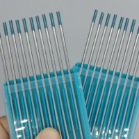 Electrodo de tungsteno de tierras raras, electrodo Aqua Blue Tip 3/32x7