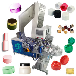 Máy in Pad điện hoàn toàn tự động máy in Pad đặc biệt kỹ thuật số với bảng băng tải cho nắp Nắp hộp đựng mỹ phẩm - Product Image 1