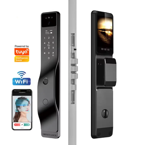 Cerradura Inteligente WiFi Tuya 3D con Reconocimiento Facial y Huella Dactilar para Puerta Principal, Cerradura Electrónica Automática de Embutir para Edificios de Oficinas - Product Image 1