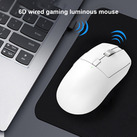 Mouse Gaming ODM Classic Wired 2.4G Dual Mode - Desain Ergonomis Sensor Optik RGB Backlit Ringan Antarmuka USB Tersedia