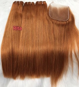 <span class=keywords><strong>Capelli</strong></span> Umani Cambogiani Ricci Birmani Colore Borgogna 99j, Lisci 4/27, Ondulati Ginger Body Wave, con Chiusura 5*5 e Frontale 13*6 - Set in Offerta - Product Image 1
