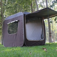 Tente de hayon de voiture à ouverture rapide automatique, imperméable, en tissu Oxford PU3000mm, auvent latéral d'extension arrière pour SUV, pour le camping et les voyages