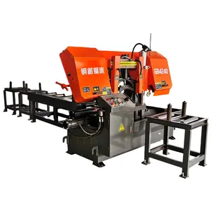 Máquina De Serrar Horizontal Alimentação Automática Metal Band Saw Máquina De Serrar Bundle Grande