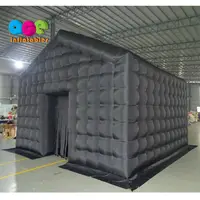 Portable Inflatable Cube Party Tent, LED Disco Lighting