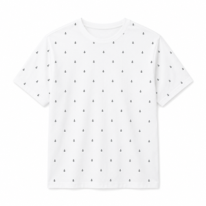 Camiseta Náutica Personalizada para Hombre, Estilo Costero, Estampado de Ancla, Camiseta Informal de Verano, Marca Privada OEM ODM, Fabricante de Ropa de Resort - Product Image 5