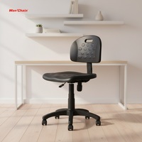 Chaise pivotante moderne et confortable, réglable en hauteur, antistatique, en tissu et plastique, garantie 2 ans, pour salle blanche, étudiant, laboratoire