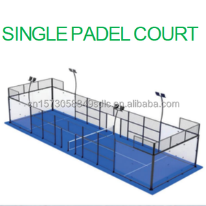 Cancha Panorámica <span class=keywords><strong>Individual</strong></span> para <span class=keywords><strong>Padel</strong></span> al Aire Libre Cancha De <span class=keywords><strong>Padel</strong></span> De Acero Fuerte - Product Image 4