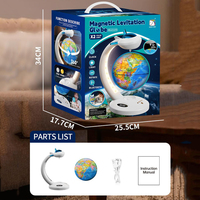 Globe terrestre à lévitation magnétique créatif pour l'apprentissage des sciences géographiques et STEM des enfants, décoration de bureau à domicile
