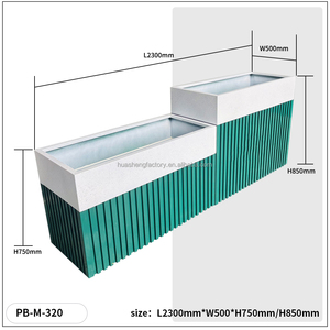 Macetas Metálicas para Plantas, Duraderas, para Jardinería Urbana, Paisajismo, Centros Comerciales Públicos, Macetas de Acero Galvanizado Duraderas Personalizadas de China al por Mayor - Product Image 6