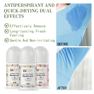 Deodorante e <span class=keywords><strong>antitraspirante</strong></span> 50ml Roll on deodorante per uomini e donne antitraspiranti contengono estratto di rosa profumo di lunga durata - Product Image 5