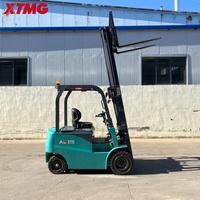 Chariots élévateurs électriques XTMG en vente directe d'usine, 1 tonne, 1,5 tonne, 2 tonnes, 2,5 tonnes, avec batterie au lithium, pour entrepôts intérieurs, longue durée de vie