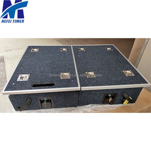 Caja de herramientas de cama de camión de almacenamiento de aluminio pequeño trasero de <span class=keywords><strong>coche</strong></span> Camper remolque cajones bloqueables individuales para Jeep Wrangler Jk 2007-2018 4 puertas - Product Image 2