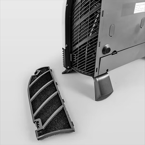 Radiateur soufflant horizontal intelligent à quartz 1500W avec télécommande et contrôle tactile pour hôtels, maisons et usage commercial - Product Image 4