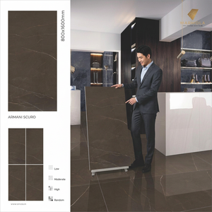 Arista Gris Marble Effect Polished PGVT Porcelain Tiles 80x160cm Premium <b>Floor</b> And Wall Collection - Product Image 4