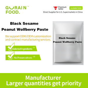 OEM ODM Thé à Bulles Ingrédients Biscuits Confiture <span class=keywords><strong>de</strong></span> Fruits Thé à Bulles Ingrédients 110G Sésame Noir Pâte <span class=keywords><strong>de</strong></span> Goji - Product Image 4