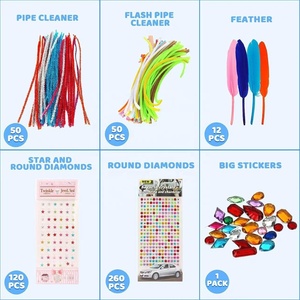 Kit d'artisanat DIY en plastique fait main pour enfants - Cadeaux créatifs pour la maison et l'école - Product Image 5
