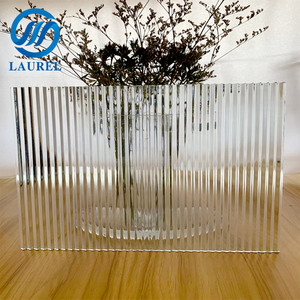 Puerta de Vidrio Acanalado para Decoración de Interiores, Láminas de Vidrio Bajo en <span class=keywords><strong>Hierro</strong></span> de 5 mm y 6 mm para Exportación - Product Image 5