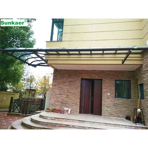 Auvent de fenêtre personnalisé Offre Spéciale de haute résistance Auvent en polycarbonate pour portes et <span class=keywords><strong>terrasses</strong></span> Abri solaire - Product Image 3