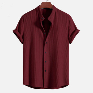 Camiseta de Manga Corta para Hombre, Color Sólido, Nueva Colección de Verano - Product Image 2