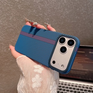 เคสโทรศัพท์มือถือเนื้อคาร์บอนไฟเบอร์ลายฝ้าสำหรับ iPhone 11 12 13 14 15 16 17 Pro เคสมือถือ17Air กันตกดีไซน์ใหม่ - Product Image 5