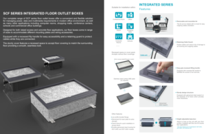 SINOAMIGO presa presa piano terra copre scatola <span class=keywords><strong>8</strong></span> Pin 16A presa di corrente elettrica <span class=keywords><strong>a</strong></span> pavimento con RJ45 - Product Image 3