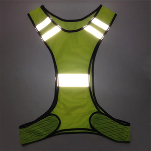 Gilet da Ciclismo Ultra-Leggero Traspirante Riflettente ad Alta Visibilità per Corsa Notturna e Ciclismo - Product Image 3