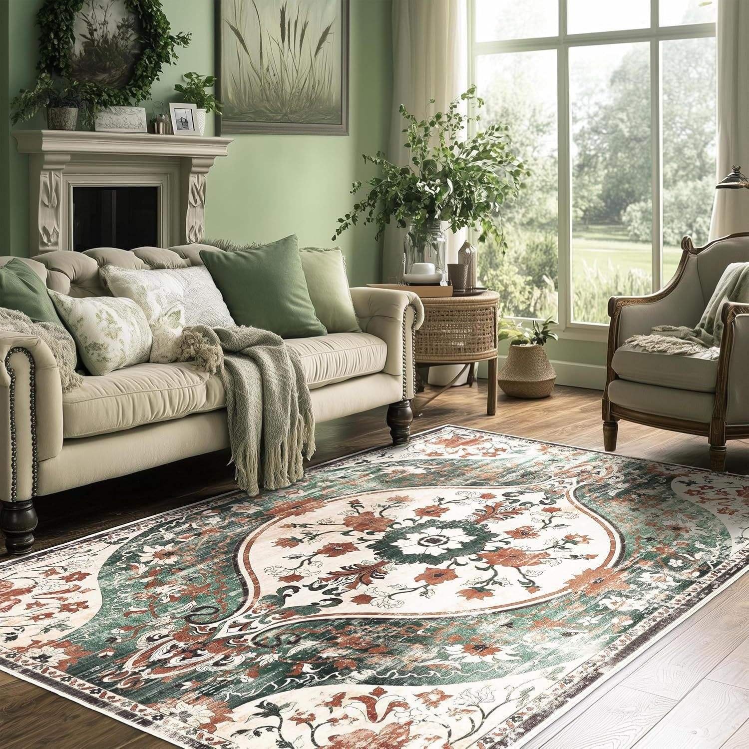 พรมห้องนั่งเล่นสไตล์โบฮีเมียน QQ - 3