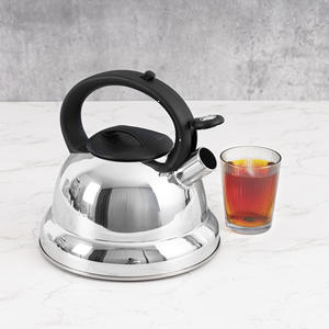 Bollitore <span class=keywords><strong>da</strong></span> tè in acciaio inossidabile con fischietto, finitura a specchio, per fornello, per bollire acqua e servire bevande calde, <span class=keywords><strong>teiera</strong></span> resistente - Product Image 5