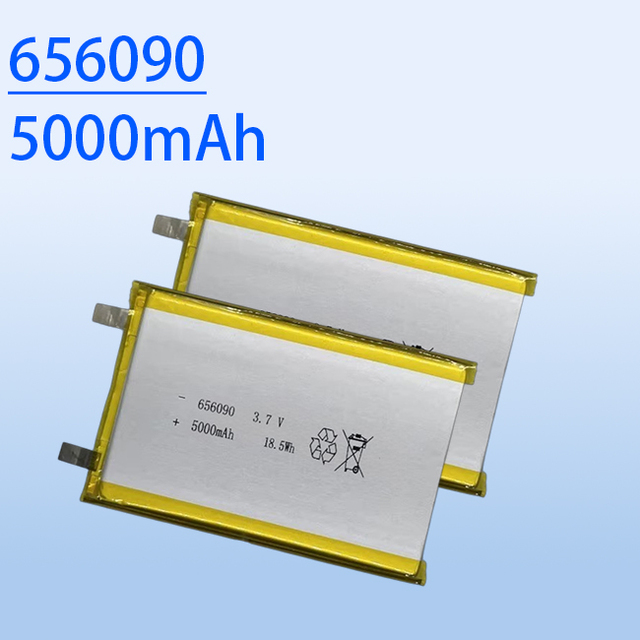 656090 3.7V 5000mAh Rechargeable LiPo Battery for Tablets, Cameras, Power Banks and Toys 114371 105555 676074 6060100 755590