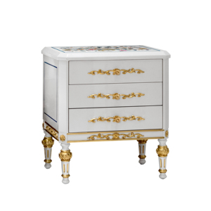 <strong>Mo</strong> Shang Hua Kai French High-End Double Bed Heavy Carving Shell Inlay Large Bed for Villa Master Bedroom Home <strong>Furniture</strong> - Product Image 6
