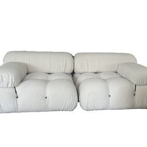 Muebles Disen, Estilo Europeo, Cómodo Sofá de 2 Plazas, Terciopelo Bouclé Chenille, para Apartamento, Escuela y Hospital, con Función Reclinable - Product Image 1