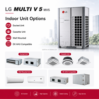 Climatiseur central modulaire LG MULTI V 5 MVS VRF à ailettes noires anti-corrosion pour bureau, hôtel, centre commercial, bâtiment commercial